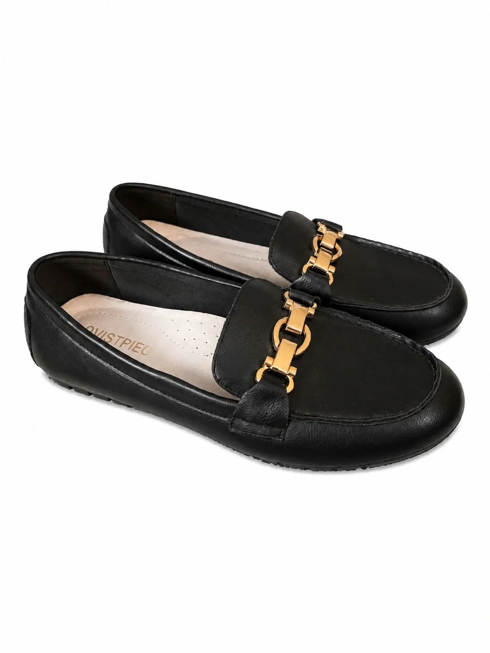 Cvistpieo Business Casual Loafers – Women’s 8.5 – Gold Bit Accent